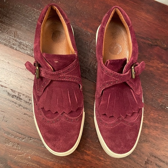 Frye Gemma Kiltie suede loafers size 7.5 - Picture 5 of 9